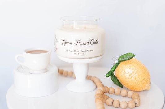 Lemon Pound Cake Scent Candle - 8oz Soy Candle