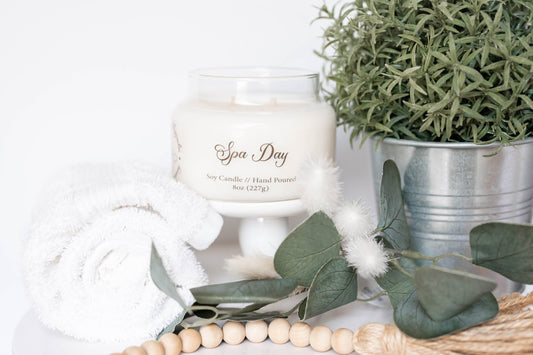 Spa Day Scent Candle - 8oz Soy Candle