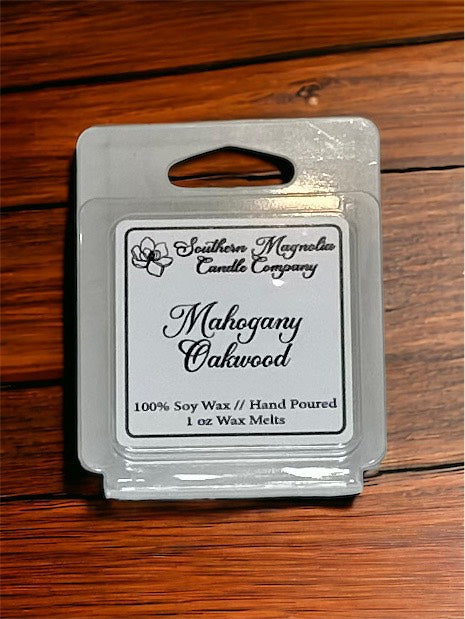 Mahogany Oakwood Scent Mini Wax Melt- 1oz Wax Melt