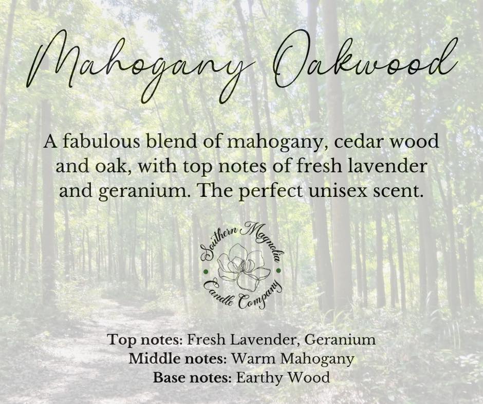 Mahogany Oakwood Scent Wax Melts- 2.7oz Wax Melts