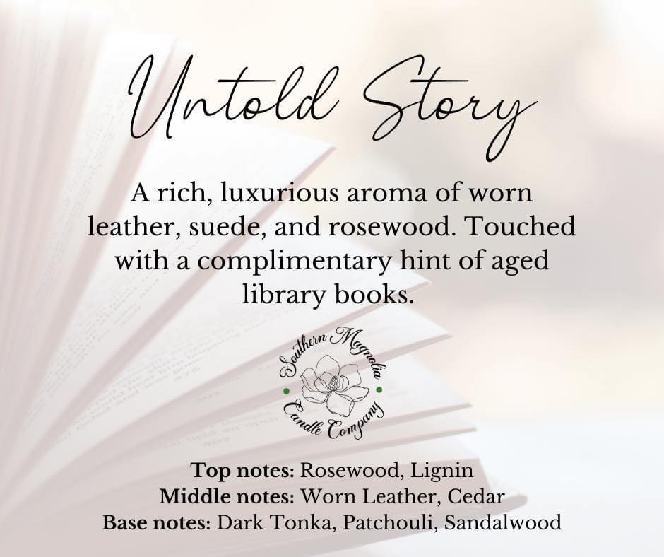 Untold Story Scent Candle - 8oz Soy Candle